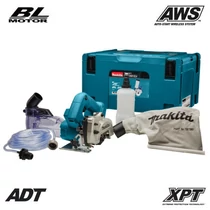 Makita DCC501ZJ Akkus vizes gyémántvágó 18V (akku és töltő nélkül) MAKPAC kofferben