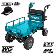 Makita DCU601Z Akkus anyagmozgató talicska plató felépítménnyel 2x18V/300kg teherbírás (akku és töltő nélkül)