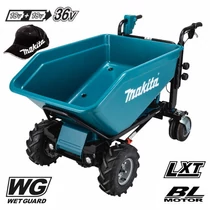 Makita DCU603Z Akkus anyagmozgató talicska billencs 2x18V/300kg teherbírás (akku és töltő nélkül)