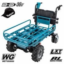 Makita DCU604Z Akkus anyagmozgató talicska rács felépítménnyel 2x18V/300kg teherbírás (akku és töltő nélkül)