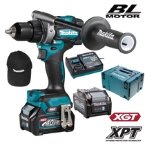 Makita DF001GM201 Akkus fúró-csavarbehajtó 40V MAX XGT/2x4.0Ah MAKPAC kofferben + AJÁNDÉK 