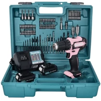 Makita DF333DWAP2 Akkus fúró-csavarbehajtó szerszámos kofferben (10.8V/2x2.0Ah) rózsaszín - pink Makita DF333DWAP2 Akkus fúró-csavarbehajtó szerszámos kofferben (10.8V/2x2.0Ah) rózsaszín - pink