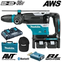 Makita DHR400PT2U SDS-Max akkus fúró-vésőkalapács (2x18V/2x5.0Ah)