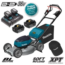 Makita DLM533PG4 Akkus fűnyíró (2x18V/4x6.0Ah/53cm)