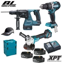Makita DLX3119TJ Akkus szett 18V Li-ion (DHP484+DHR243+DGA513) Makita DLX3119TJ Akkus szett 18V Li-ion (DHP484+DHR243+DGA513)