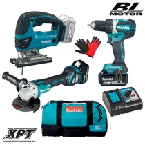 Makita DLX3152TX1 Akkus szett 18V Li-ion (DDF484Z + DJV180Z + DGA511) Makita DLX3152TX1 Akkus szett 18V Li-ion (DDF484Z + DJV180Z + DGA511)