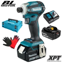 Makita DTD172RTJ Akkus ütvecsavarozó (18V/2x5.0Ah/180Nm) MAKPAC kofferben