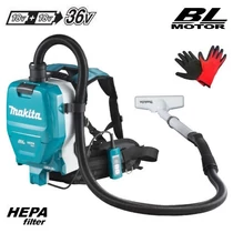 Makita DVC261ZX4 Akkus háti porszívó HEPA 2x18V