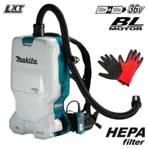 Makita DVC660Z Akkus háti porszívó HEPA 2x18V