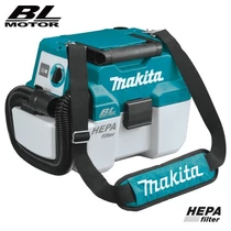 Makita DVC750LZ Akkus száraz-nedves porszívó 18V 