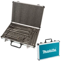 Makita 17db-os SDS-Plus fúró-vésőkészlet alumínium dobozban