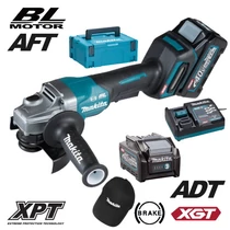 Makita GA013GM201 Akkus sarokcsiszoló 40V MAX XGT/2x4.0Ah/125mm