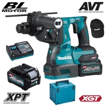 Makita HR003GD201 Akkus SDS Plus fúró-vésőkalapács 40V MAX XGT/2x2.5Ah