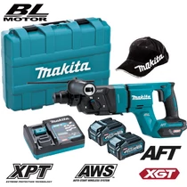 Makita HR007GM201 Akkus SDS Plus fúró-vésőkalapács 40V MAX XGT/2x4.0Ah kofferben