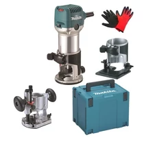 Makita RT0702CX2J Felsőmaró, élmaró (710W/40mm) MAKPAC kofferben Makita RT0702CX2J Felsőmaró, élmaró (710W/40mm) MAKPAC kofferben