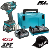 Makita TW007GD201 akkus ütvecsavarozó 40V MAX XGT/2x2.5Ah MAKPAC kofferben