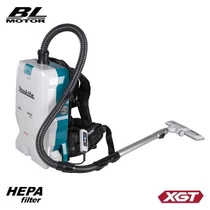 Makita VC011GZ akkus háti Porszívó 40V MAX XGT adapterrel (akku és töltő nélkül)