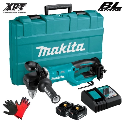 Makita DDA450RTE Akkus sarokfúró (18V/2x5.0Ah) kofferben