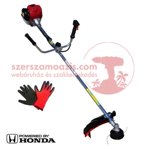AGT 3528 B 4 ütemű Benzinmotoros fűkasza HONDA GX35 (35,8cm³/1,6LE) szarv markolat
