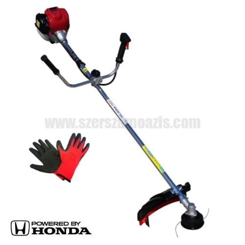 AGT 3528 B 4 ütemű Benzinmotoros fűkasza HONDA GX35 (35,8cm³/1,6LE) szarv markolat