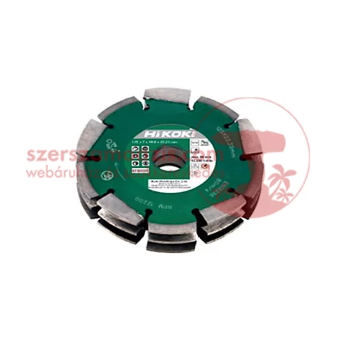 Hitachi (HiKOKI) Tripla gyémánttárcsa 125x22,2x7 T28,5 /CM5MA (4100299)