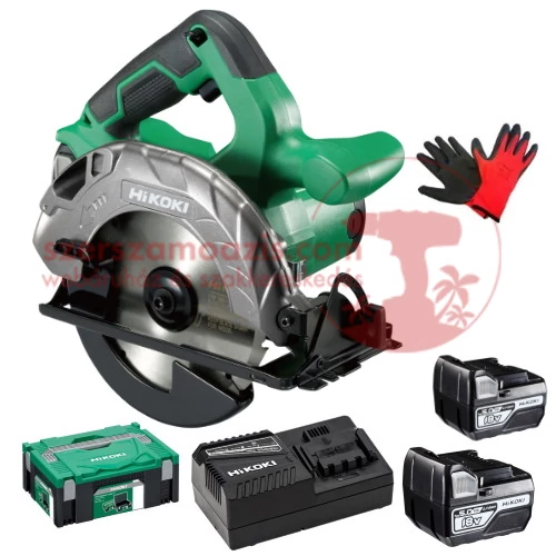 Hitachi (HiKOKI) C1806DA-5Ah Akkus körfűrész (18V/2x5.0Ah) HITBOX kofferben