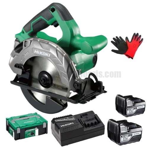 Hitachi (HiKOKI) C1806DA-5Ah Akkus körfűrész (18V/2x5.0Ah) HITBOX kofferben
