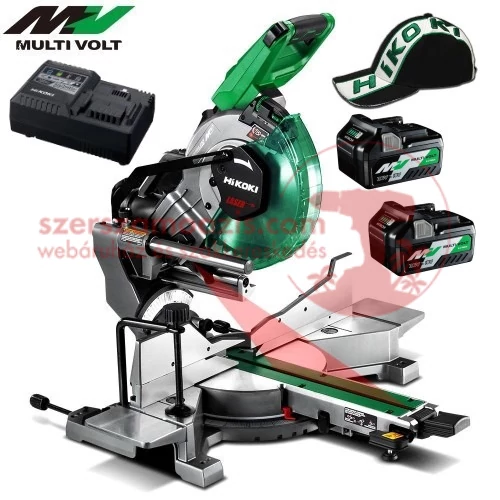  Hitachi (HiKOKI) C3610DRA-WAZ akkus Gérvágó MULTI Volt (36V/2x2.5Ah) + AJÁNDÉK