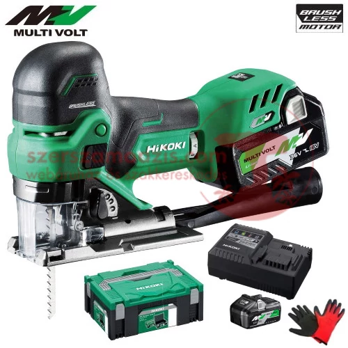 Hitachi (HiKOKI) CJ36DB-WRZ akkus Szúrófűrész MULTI Volt (36V/2x2.5Ah) HITBOX kofferben