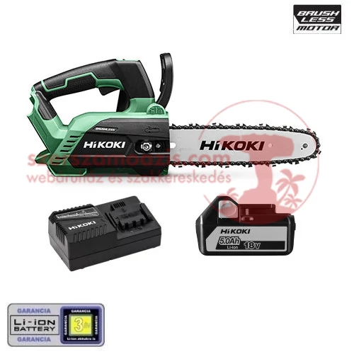 Hitachi (HiKOKI) CS1825DC-5Ahx1 Akkus láncfűrész (18V/1x5.0Ah)