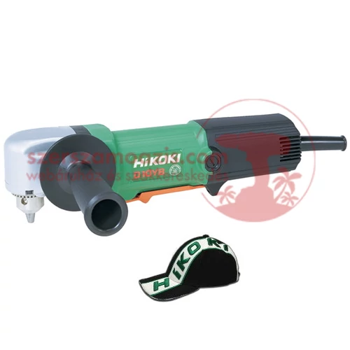 Hitachi (HiKOKI) D10YB Elektronikus sarokfúrógép (500W/T10) + AJÁNDÉK