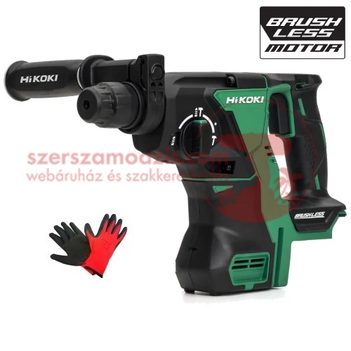 Hitachi (HiKOKI) DH18DBL-basic akkus sds plus fúró-vésőkalapács 18V (akku és töltő nélkül)