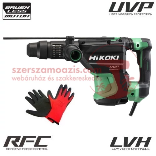 Hitachi (HiKOKI) DH40MEY2-WSZ SDS-Max fúró-vésőkalapács (1150W/9,2J) + AJÁNDÉK