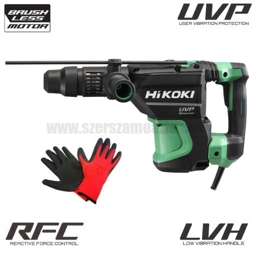 Hitachi (HiKOKI) DH40MEY2-WSZ SDS-Max fúró-vésőkalapács (1150W/9,2J) + AJÁNDÉK