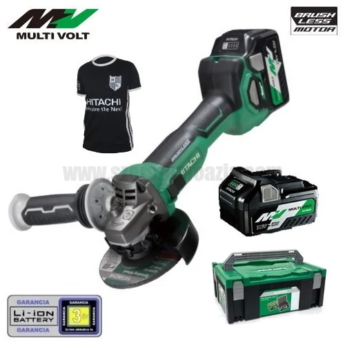 Hitachi (HiKOKI) G3613DA Akkus sarokcsiszoló MULTI Volt (36V/2x2.5Ah) HITBOX kofferben