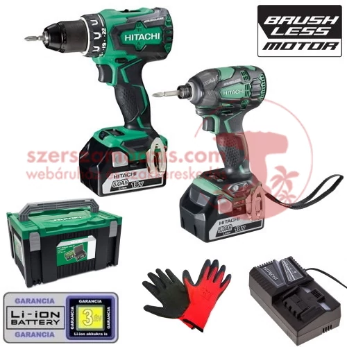 Hitachi KC18DBDL Akkus csomag (WH18DBDL2 + DS18DBSL)