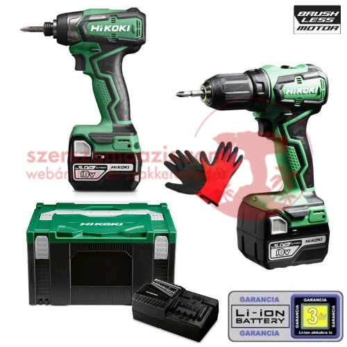 Hitachi (HiKOKI) KC18DD-DS-5Ah Akkus csomag 18V Li-ion (DS18DD+WH18DD)