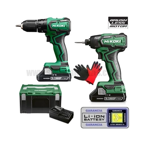 Hitachi (HiKOKI) KC18DD-DV-3Ah Akkus Csomag 18V Li-ion (DV18DD+WH18DD)