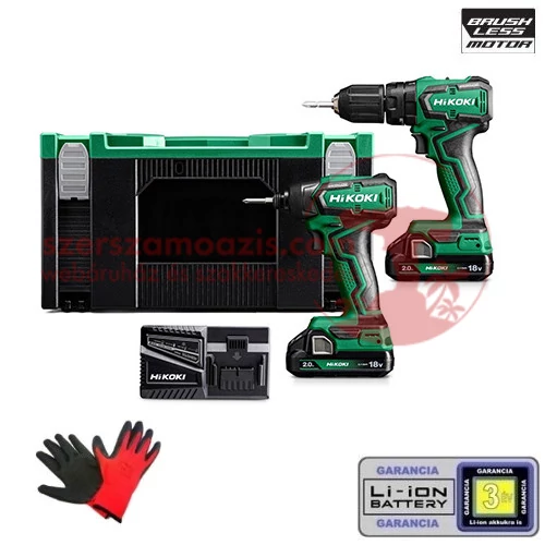 Hitachi (HiKOKI) KC18DD-WGZ akkus csomag 18V Li-ion (DV18DD+WH18DD)