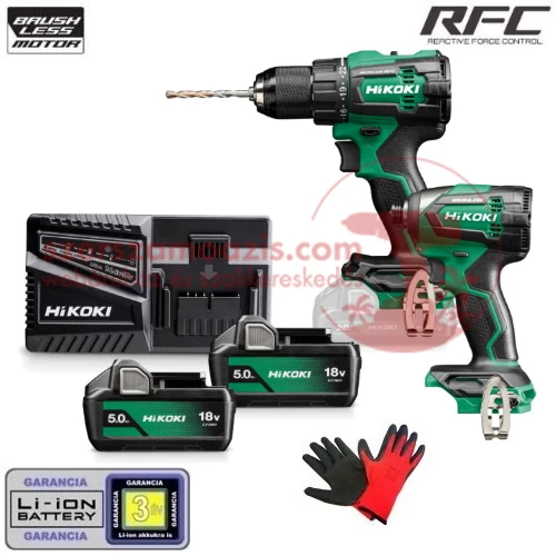 Hitachi (HiKOKI) KC18DE-WCZ Akkus csomag (DV18DE+WH18DE)