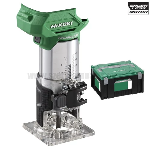 Hitachi (HiKOKI) M1808DA-basic akkus élmaró 18V (akku és töltő nélkül) HITBOX kofferben