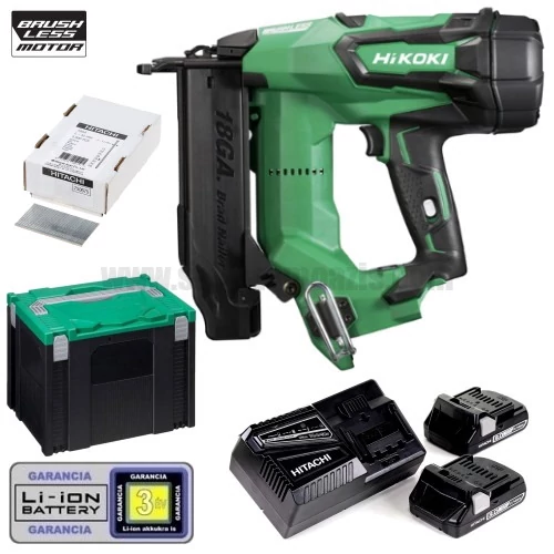 Hitachi NT1850DBSL Akkus légrugós szögbelövő 16-50mm (18Ga)