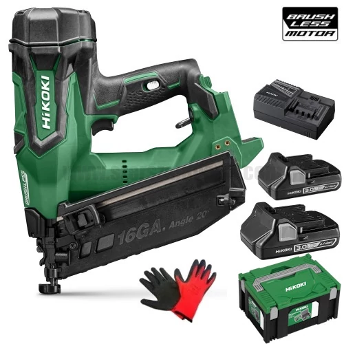 Hitachi (HiKOKI) NT1865DA-3Ah-HSC Akkus légrugós szögbelövő (18V/2x3.0Ah)