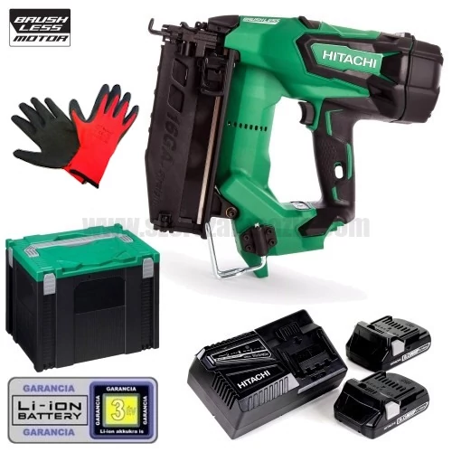 Hitachi NT1865DBSL Akkus légrugós szögbelövő 25-65mm (16Ga)