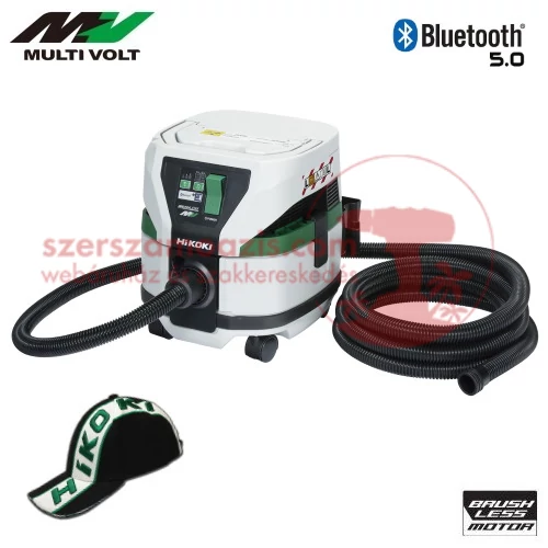 Hitachi (HiKOKI) RP3608DB-basic-bluetooth Akkus száraz ipari porszívó 36V