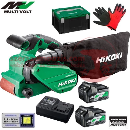 Hitachi (HiKOKI) SB3608DA-WPZ akkus Szalagcsiszoló MULTI Volt (36V/2x2.5Ah) HITBOX kofferben
