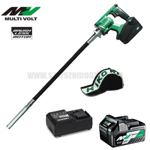 Hitachi (HiKOKI) UV3628DA Akkus betonvibrátor MULTI Volt (36V/4.0Ah)