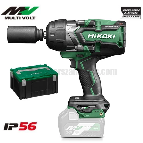 Hitachi (HiKOKI) WR36DG-W2Z Akkus ütvecsavarozó 1/2&quot; MULTI Volt 36V (akku és töltő nélkül) HITBOX kofferben