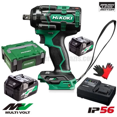 Hitachi (HiKOKI) WR36DH-WRZ akkus Ütvecsavarozó 1/2&quot; MULTI Volt (36V/2x2.5Ah) HITBOX kofferben