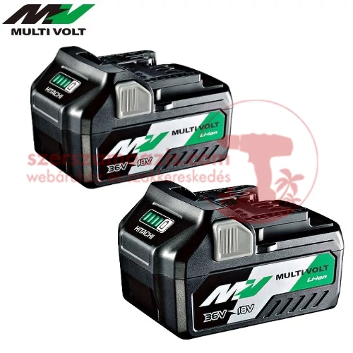 Hitachi 2db BSL36A18 MultiVolt Li-Ion akkumulátor 36V-2.5Ah / 18V-5.0Ah